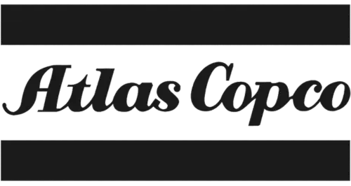 Logo of Atlas Copco, a multi national company engaged in supply of industrial air compressors and other equipment