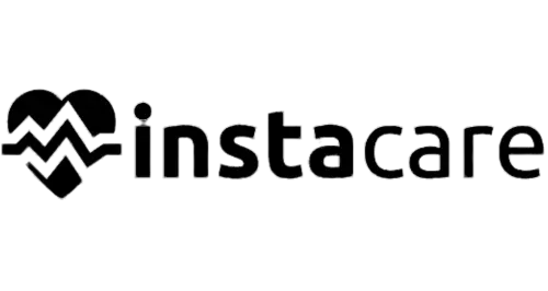 Logo of Instacare, a health tech company engaged in digitalization and EMP for health care industry